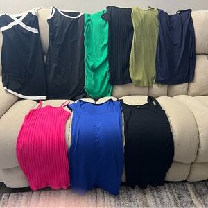 Elegant Women's dresses - Black, Green, Pink, Blue